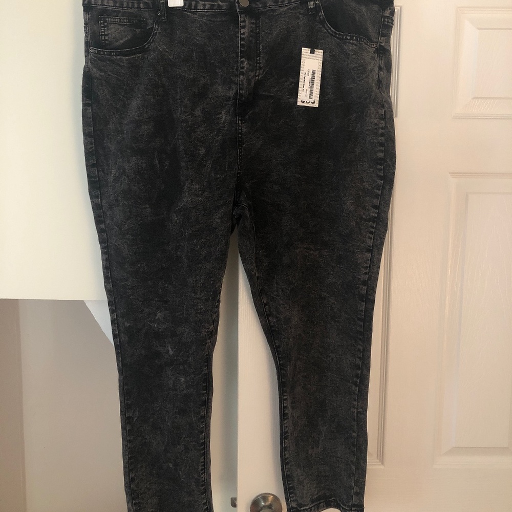 Plus Size High Waist Skinny Jeans Boohoo Size 22